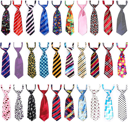 10‑Pack Dog Bow Ties 🎀🐾 Adjustable Neck Collars for Medium & Large Dogs & Cats