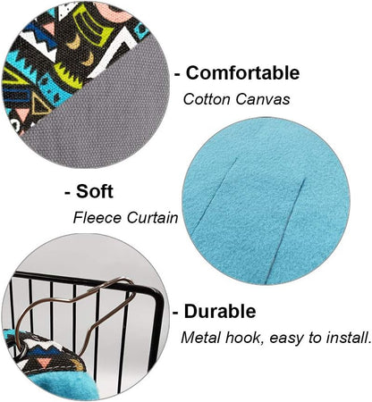 Reversible Corner Hideout Hammock 🐹🌿 Cozy Fleece Forest for Guinea Pigs & Small Pets