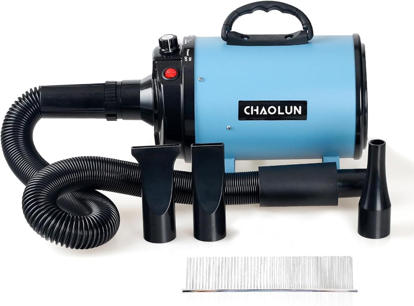 High‑Velocity Pet Dryer 🐾✨ 2400W Adjustable Speed, Low‑Noise, Fast‑Dry Grooming Blower