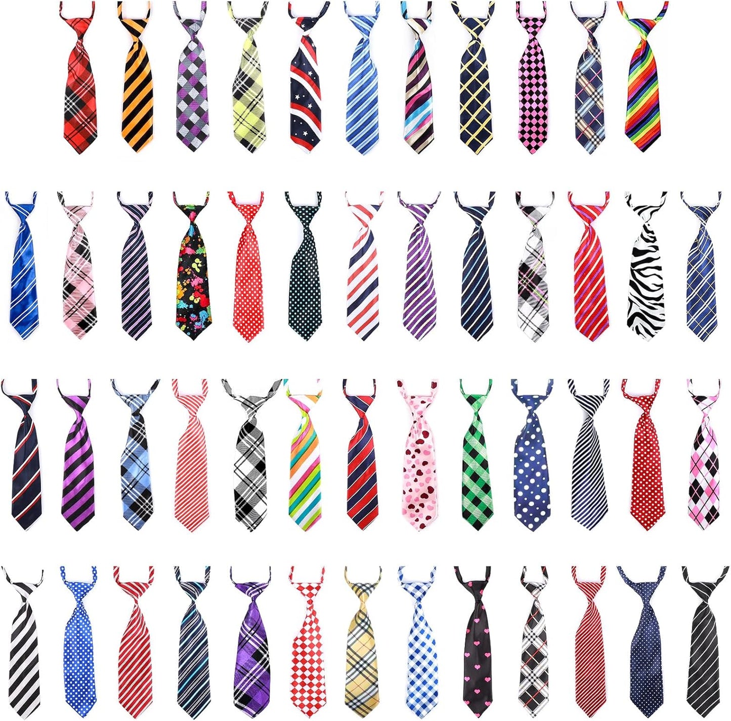 10‑Pack Dog Bow Ties 🎀🐾 Adjustable Neck Collars for Medium & Large Dogs & Cats