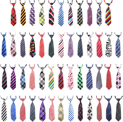 10‑Pack Dog Bow Ties 🎀🐾 Adjustable Neck Collars for Medium & Large Dogs & Cats
