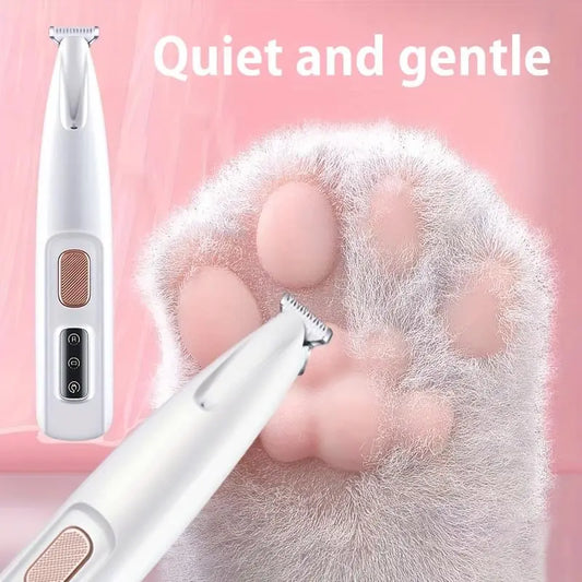 LED Pet Grooming Trimmer ✨🐾 Quiet Rechargeable Clipper for Dogs & Cats