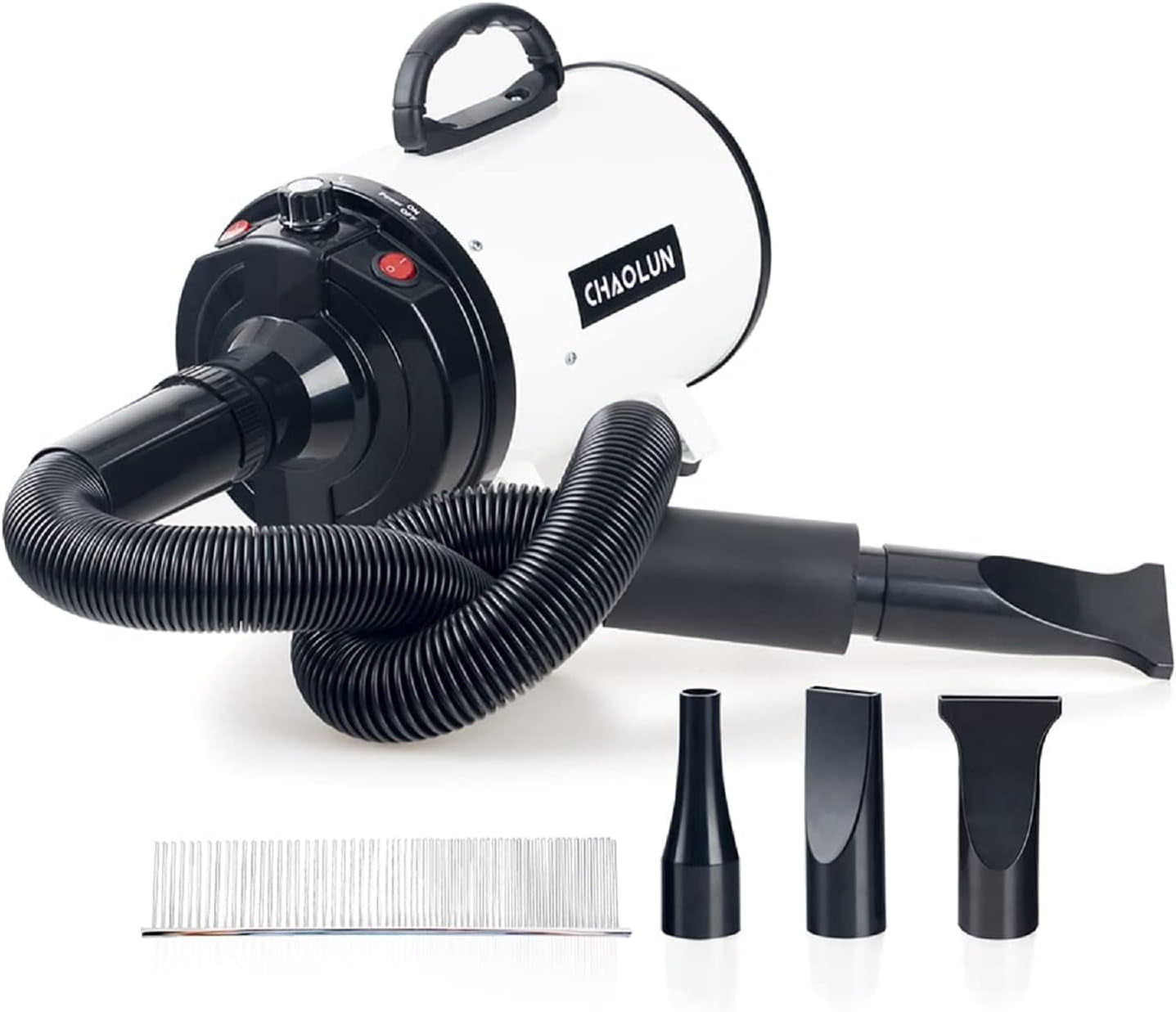 High‑Velocity Pet Dryer 🐾✨ 2400W Adjustable Speed, Low‑Noise, Fast‑Dry Grooming Blower