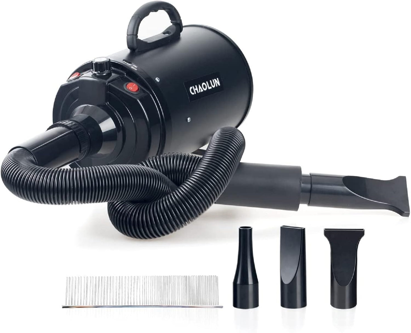 High‑Velocity Pet Dryer 🐾✨ 2400W Adjustable Speed, Low‑Noise, Fast‑Dry Grooming Blower
